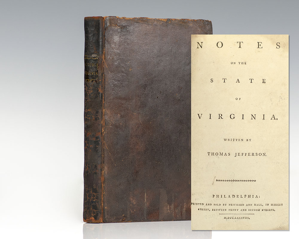 Notes of the State of Virginia.