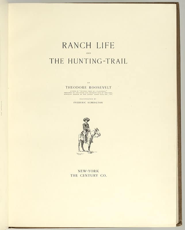 Ranch Life and the Hunting Trail