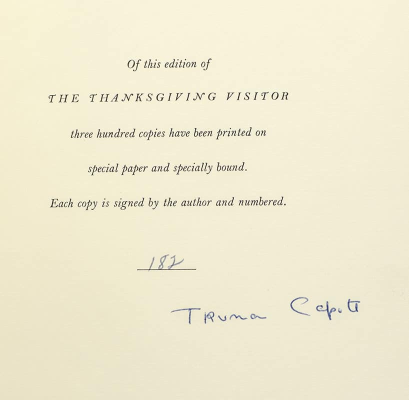 The Thanksgiving Visitor.