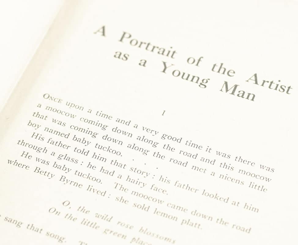 A Portrait of the Artist as a Young Man.