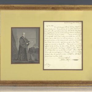John Jay Autograph Letter Signed.