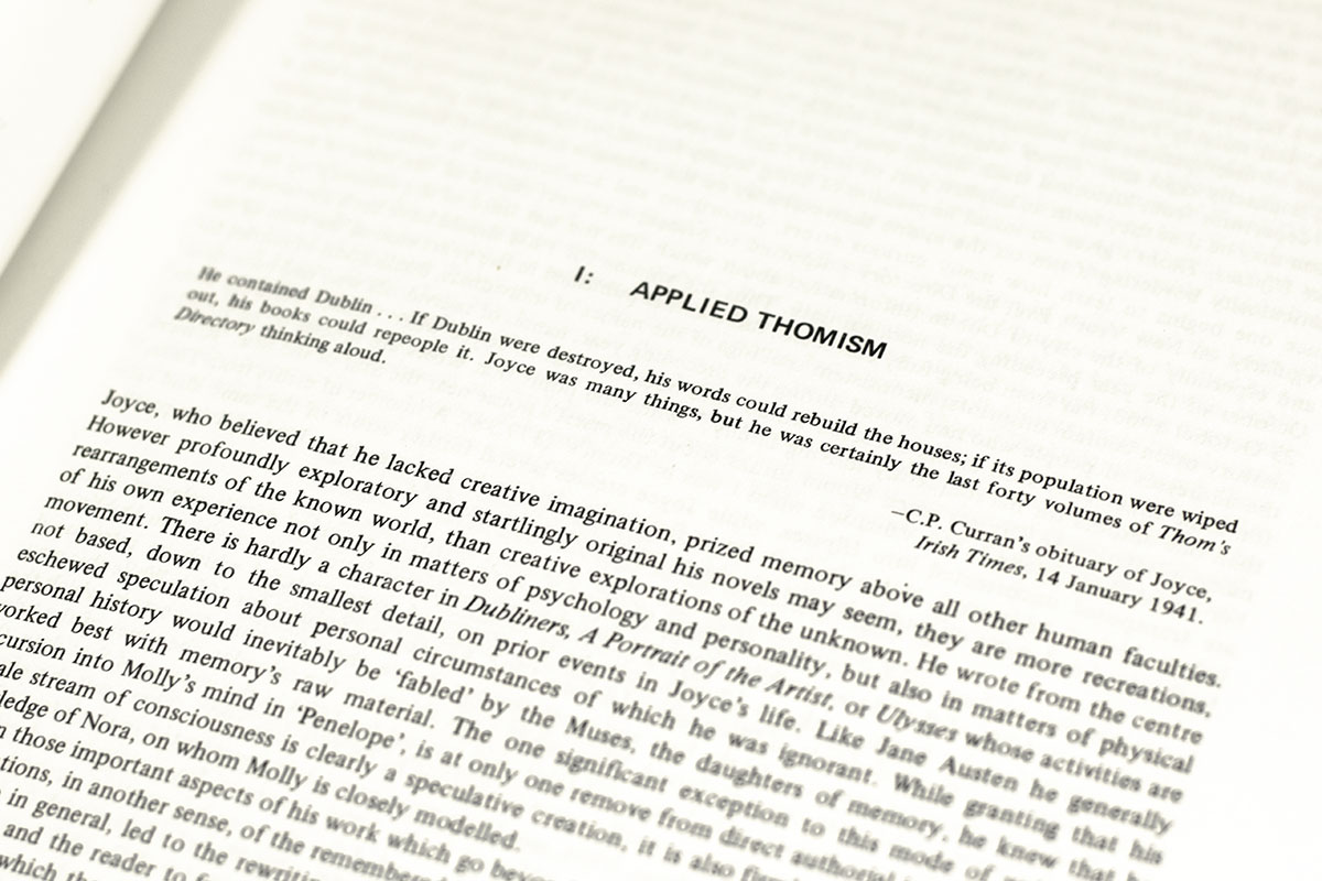 A Topographical Guide to James Joyce's Ulysses.