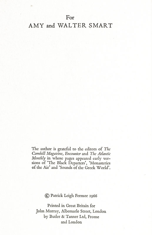 Roumeli: Travels in Northern Greece.