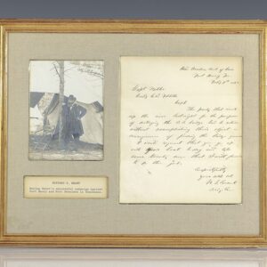 Ulysses S. Grant Autograph Letter Signed.