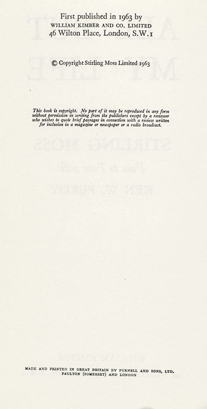 All But My Life: Face To Face With Ken W. Purdy.