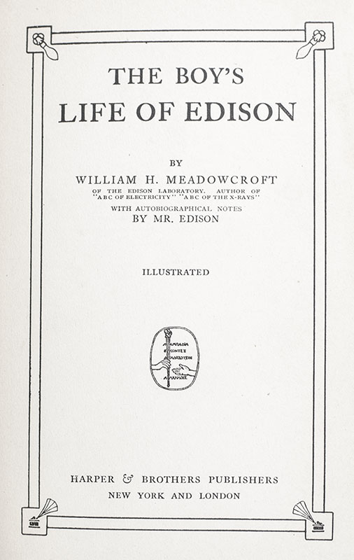 The Boy's Life of Edison.