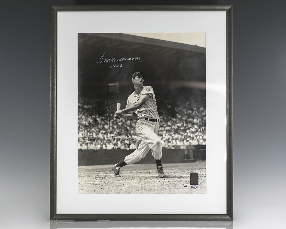 Ted Williams Signed Photograph.