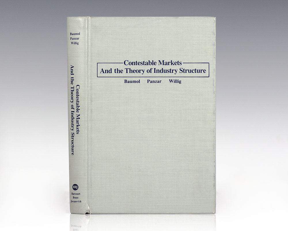 Contestable Markets and the Theory of Industry Structure.
