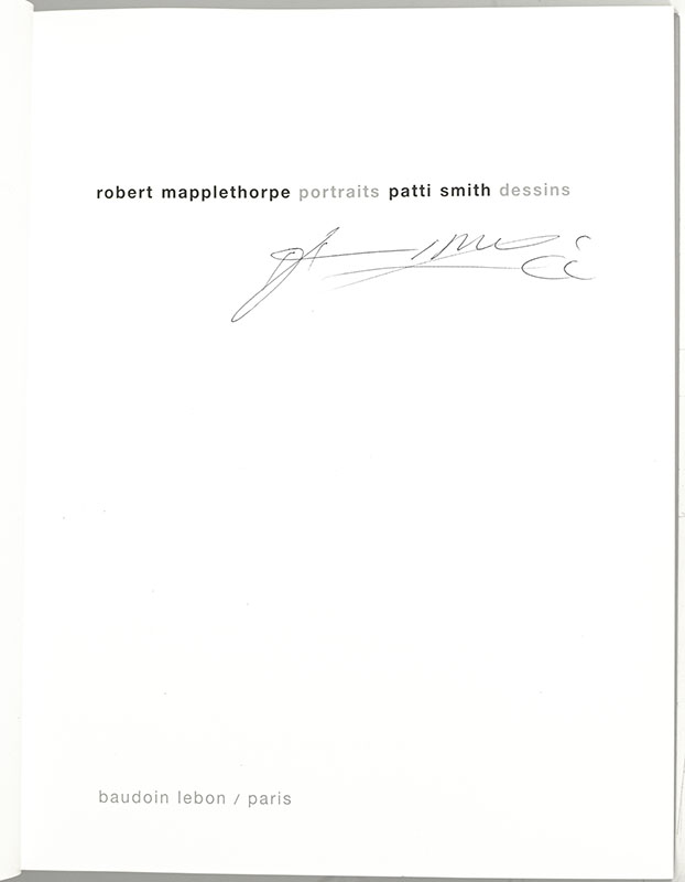 Patti Smith Signed Autograph Document Collection.