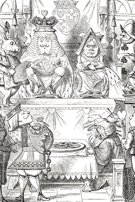 Alice's Adventures In Wonderland and Through the Looking-Glass.