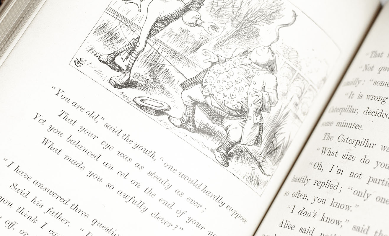 Alice's Adventures In Wonderland and Through the Looking-Glass.