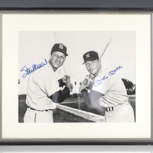 Stan Musial and Mickey Mantle Signed Photograph.
