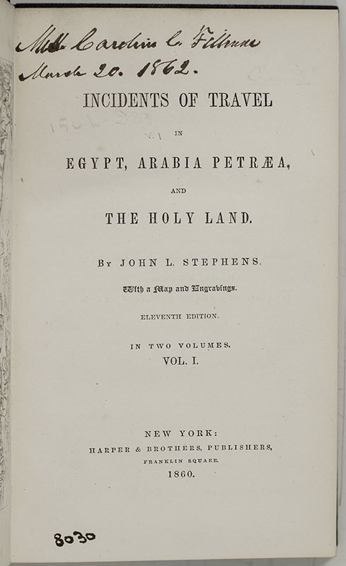 Egypt, Arabia Petra and the Holy Land.