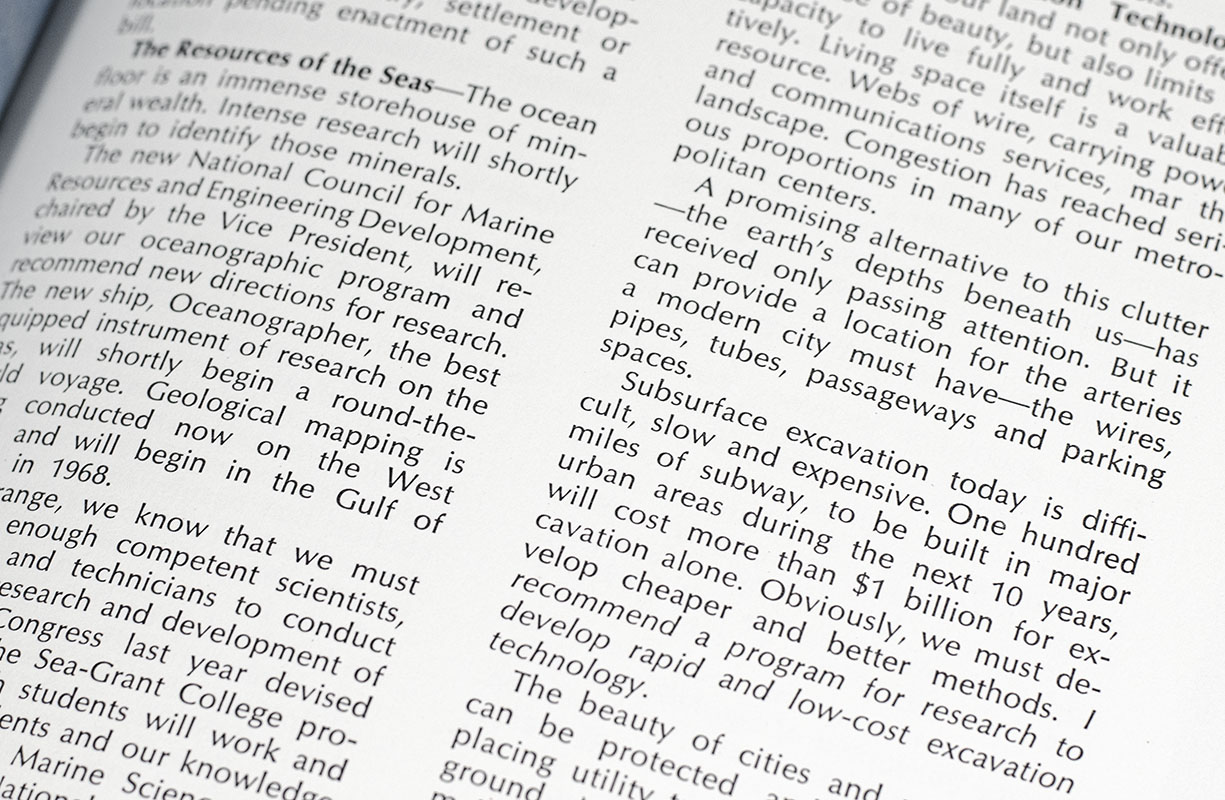 No Retreat From Tomorrow: President Lyndon B. Johnson's 1967 Messages to the 90th Congress.