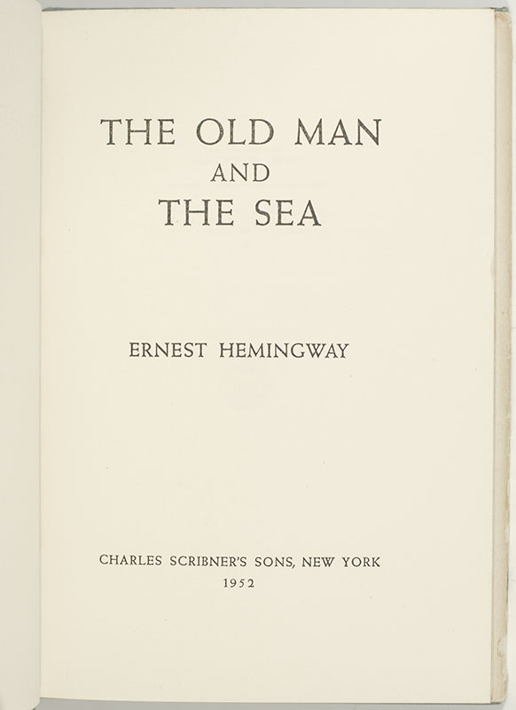 The Old Man and the Sea.