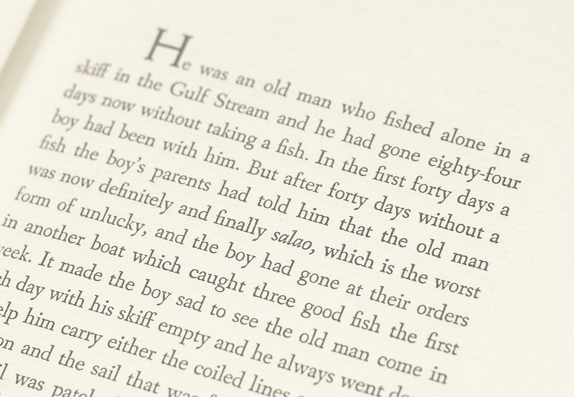 The Old Man and the Sea.