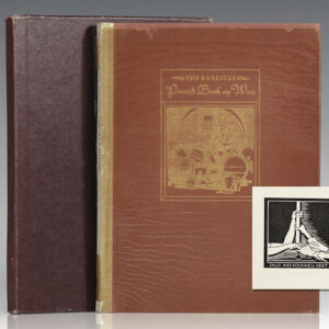 The Earliest Printed Book on Wine by Arnald of Villanova.