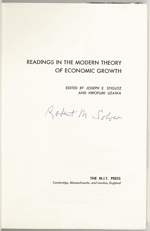 Readings in the Modern Theory of Economic Growth.