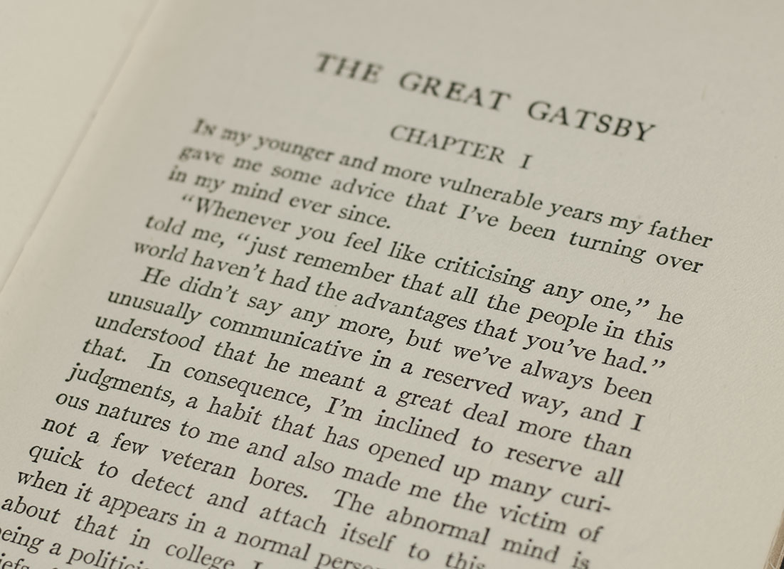 The Great Gatsby.