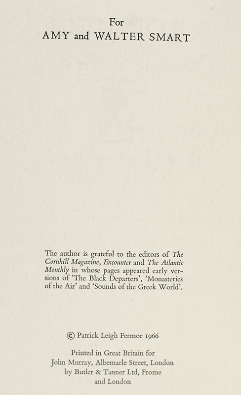 Roumeli: Travels in Northern Greece.