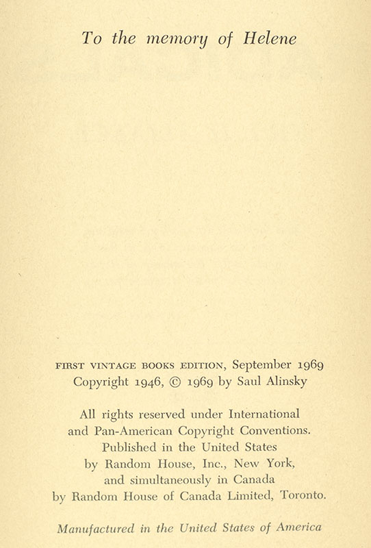Reveille For Radicals.
