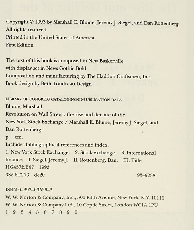 Revolution On Wall Street.