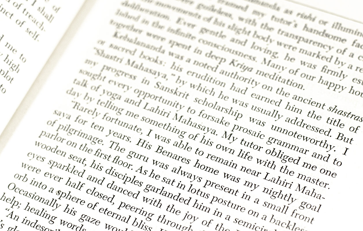 Autobiography of a Yogi.