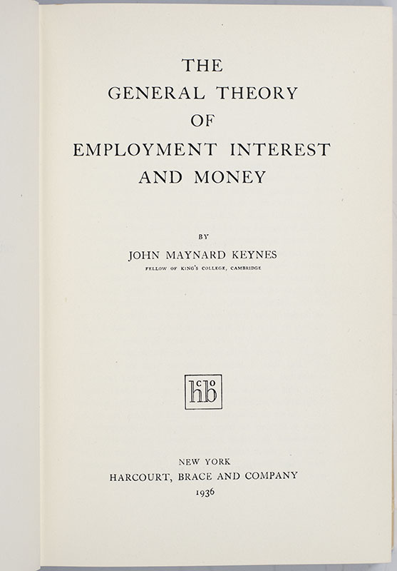 The General Theory of Employment, Interest and Money.