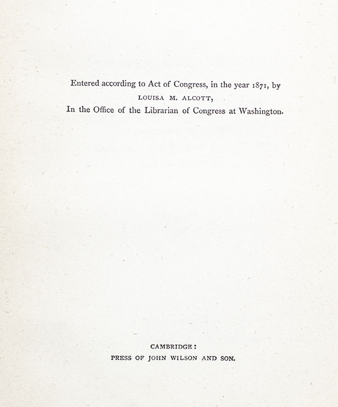 Little Men: Life at Plumfield with Jo's Boys.