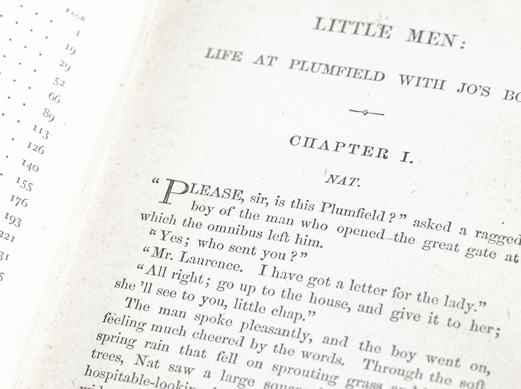 Little Men: Life at Plumfield with Jo's Boys.