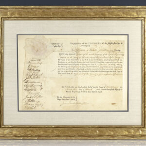 American Revolutionary War Minuteman Military Appointment.