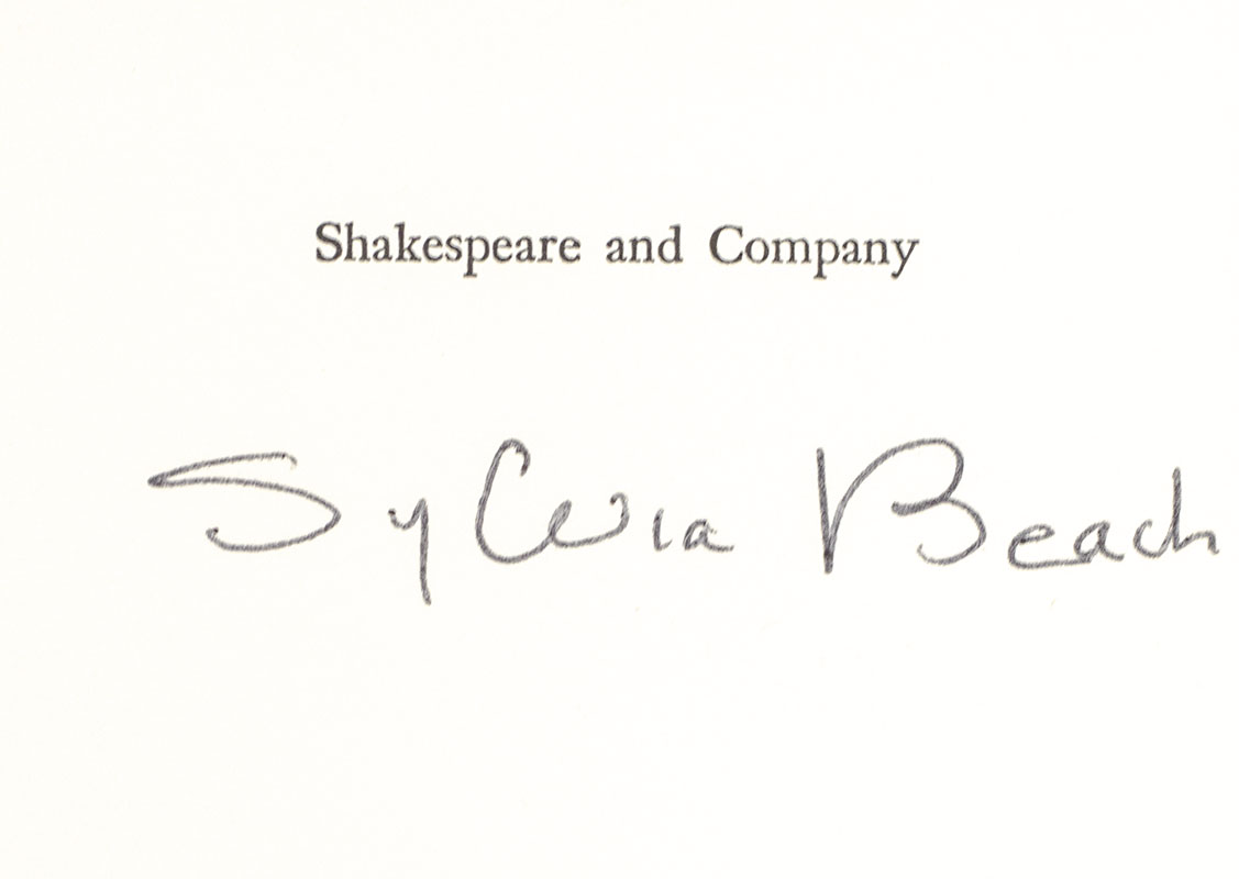 Shakespeare and Company.