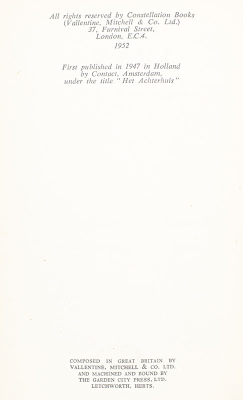 Anne Frank: The Diary of a Young Girl.