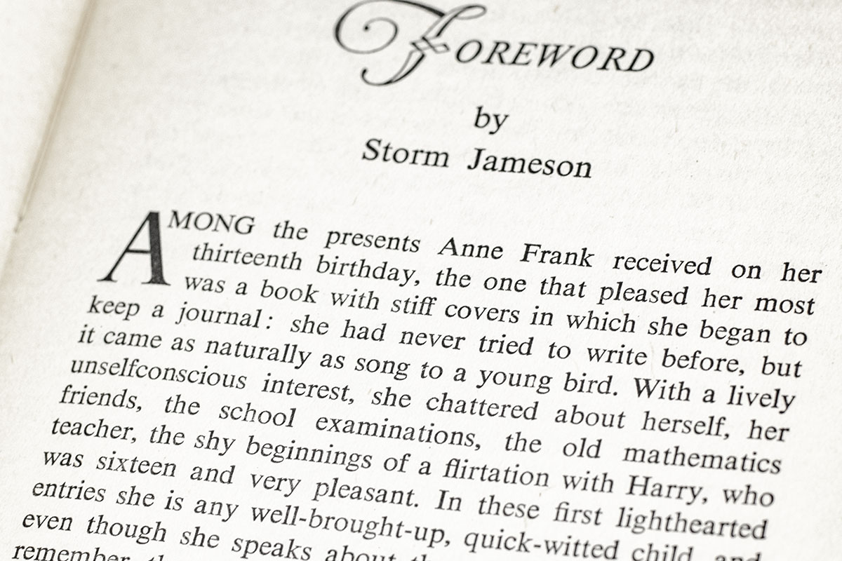 Anne Frank: The Diary of a Young Girl.