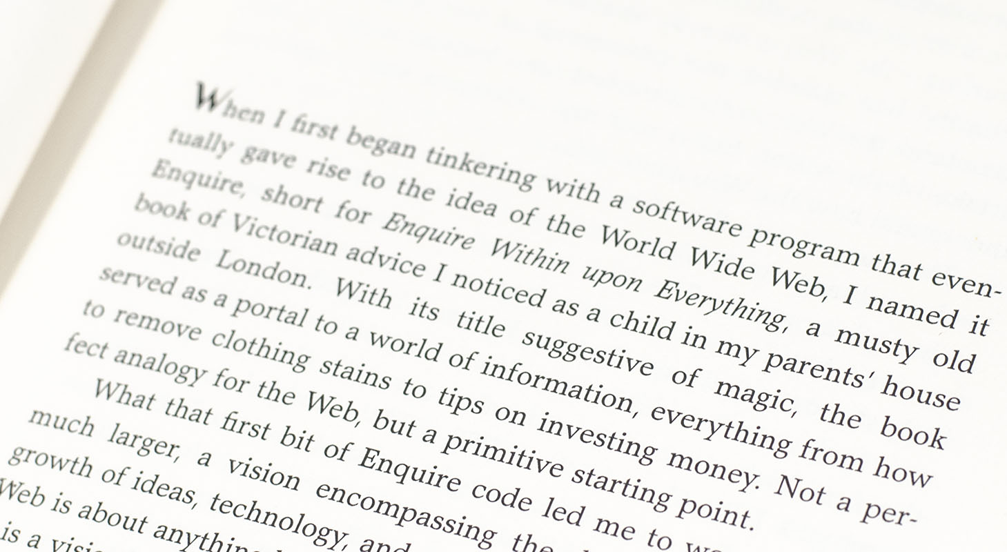 Weaving the Web: The Original Destiny of the World Wide Web by It's Inventor.