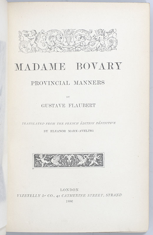 Madame Bovary.