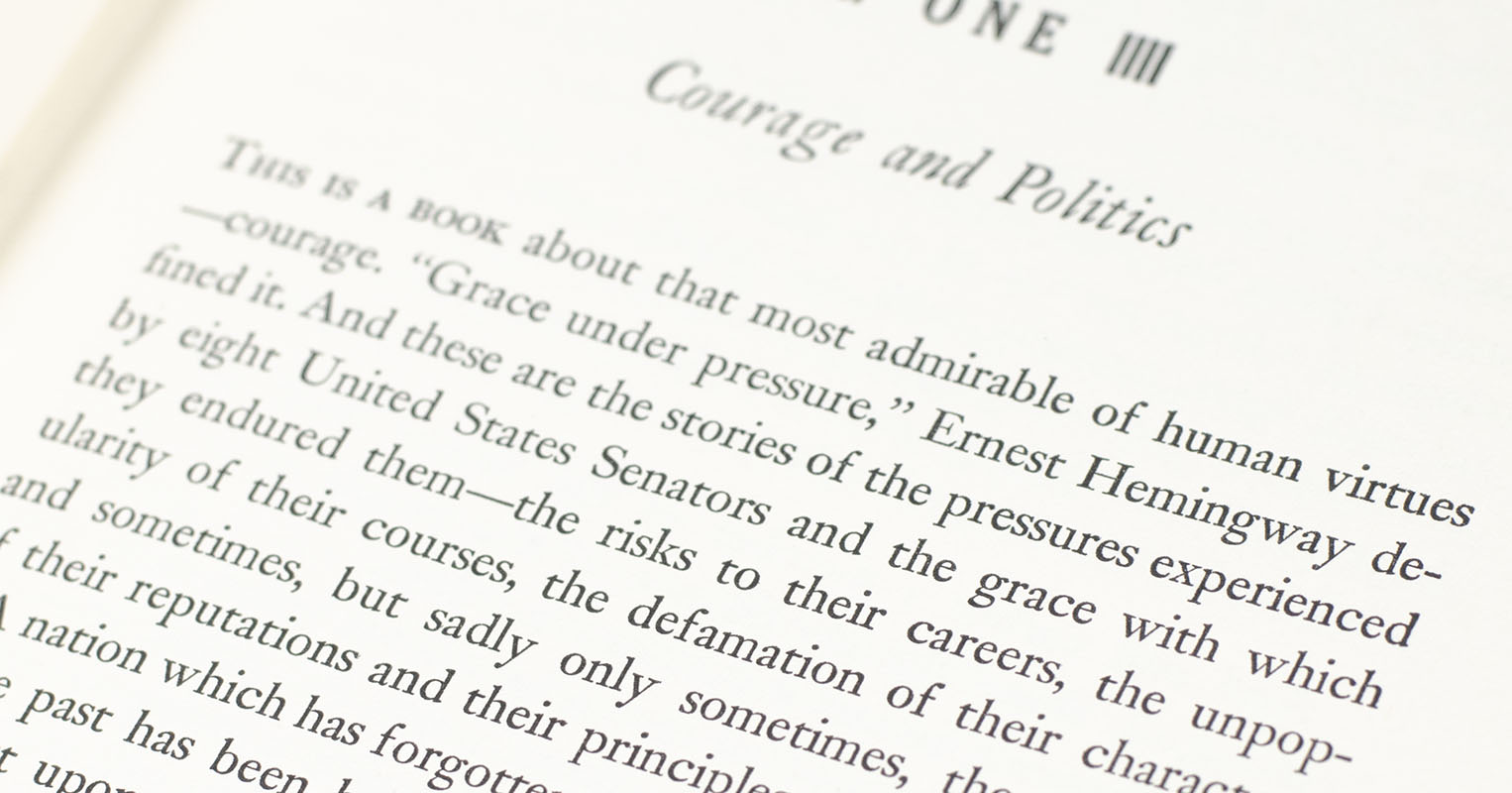 Profiles In Courage.