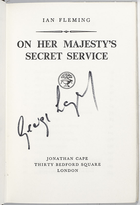 On Her Majesty's Secret Service.