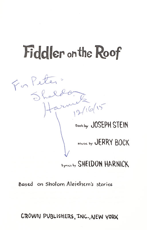 Fiddler on the Roof.