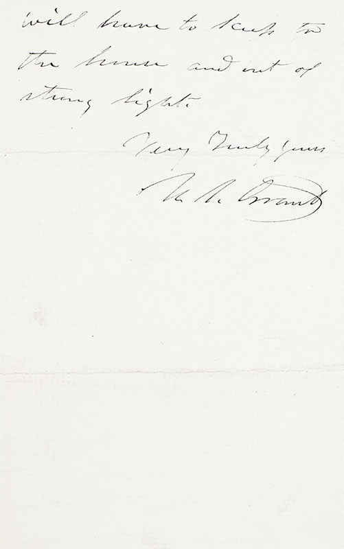 Ulysses S. Grant Autograph Letter Signed.