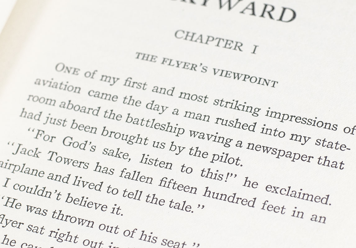 Skyward: Man's Mastery of the Air as Shown By the Brilliant Flights of America's Leading Air Explorer.