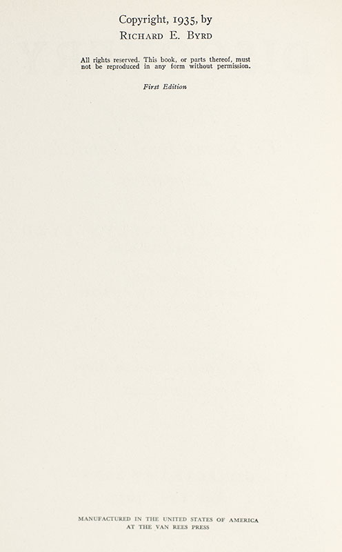 Discovery: The Story of the Second Byrd Antarctic Expedition.