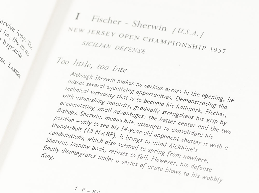 My 60 Memorable Games.