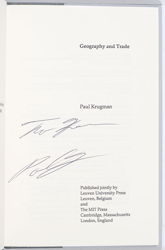 Geography and Trade.