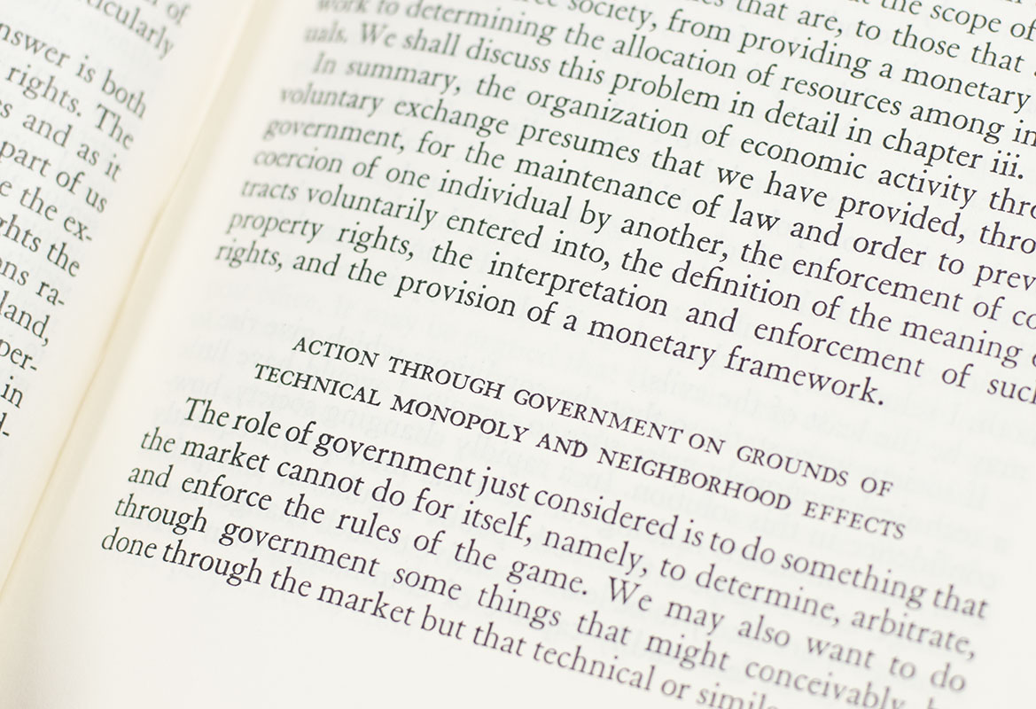 Capitalism And Freedom.