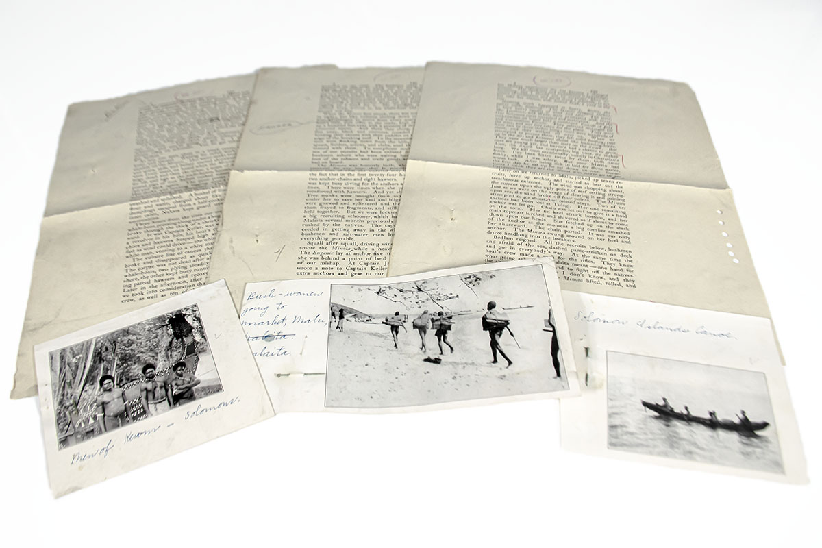 Jack London Hand-Corrected Manuscript.