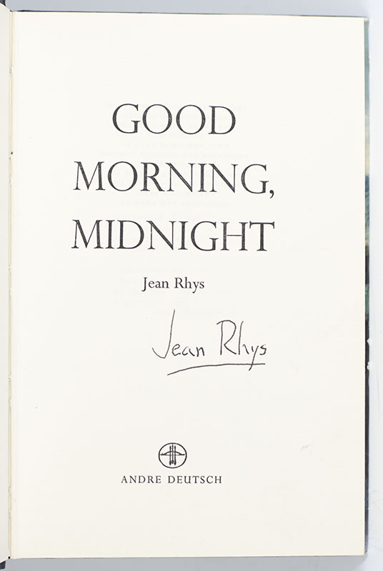 Good Morning, Midnight.