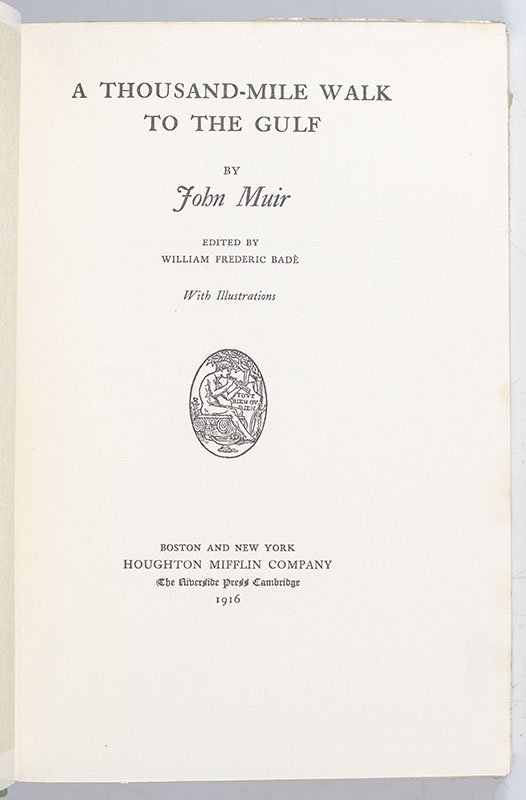 A Thousand-Mile Walk To the Gulf.