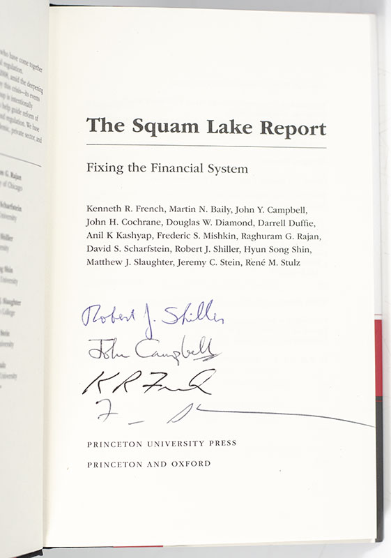The Squam Lake Report: Fixing the Financial System.
