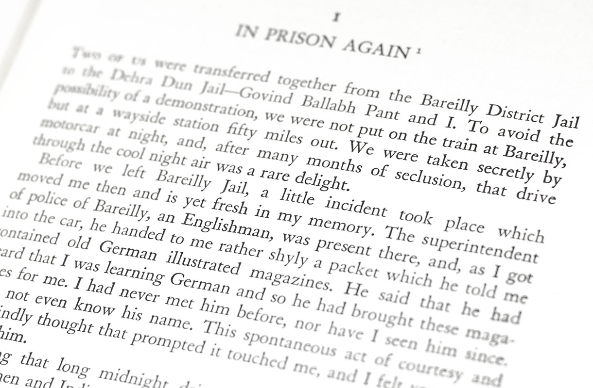 Toward Freedom: The Autobiography of Jawaharlal Nehru.